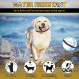 Lerqua Flea Collar for Dogs 4 Pack, 32 Months Comfort Flea and Tick Prevention, Waterproof Dog Flea and Tick Collar, Adjustable Flea and Tick Treatment for Dogs - One Sizes Fit All (Black)