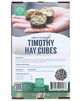 Small Pet Select - Straight Timothy Hay Cubes - 100% All Natural Timothy Hay, Not Blended - Delivered Fresh, Guarantee, (5 lb)