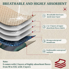 Load image into Gallery viewer, Reusable Dog Diapers Male, Premium Washable Belly Bands for Male Dogs, Pack of 5, High Absorbing Large Male Dog Wraps for Doggie &amp; Puppy in Incontinence or Excitable Urination and Training(L)
