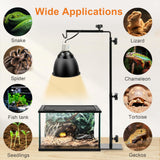 Simple Deluxe Reptile Light Stand Adjustable 15-36.6 inch Floor Lamp Holder, Metal Bracket for Reptile Tank & Terrarium Heating Light