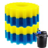ShuRex Replacement Sponge Filter Media Pads for VIVOHOME 1580/1840GPH Biological Pond Filter, Compatible with 1580/1840GPH/CPF-2500/ CPF-3500 Pressure Koi Fish Pond Filter