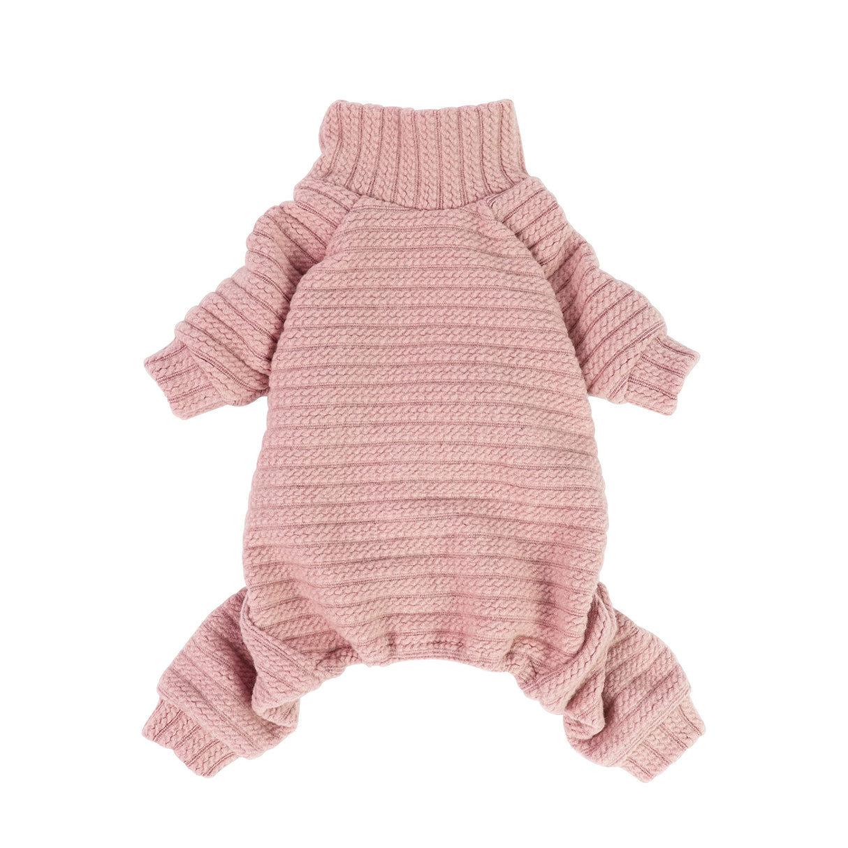 Fitwarm Turtleneck Knitted Dog Sweater Puppy Pajamas Thermal Doggie Winter Clothes Knitwear Pet Coats Cat Apparel Pink XXL