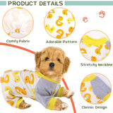 URATOT 5 Styles Soft Puppy Rompers - Cute Pet Clothes Onesies for Dog & Cat, Small