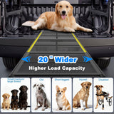 Dog Ramp for Car: 300lbs Heavy Duty Pet Ramp for Truck & SUV - 75" Long Non-Slip Design, Gentle Slope for Joint Care, Foldable & Portable for Large Dogs, Extra Wide & Safe for Night Use