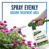 Liquid Fence Deer And Rabbit Repellent Concentrate 32 Ounces, Hose-End Sprayer
