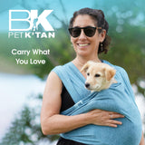 Pet K’tan Anti Anxiety Wearable Cat & Dog Carrier – Hands-Free Front Facing Adjustable Pet Cuddler Sling for Small to Medium Pets & Puppies up to 20 lbs | Pawquamarine | X-Small
