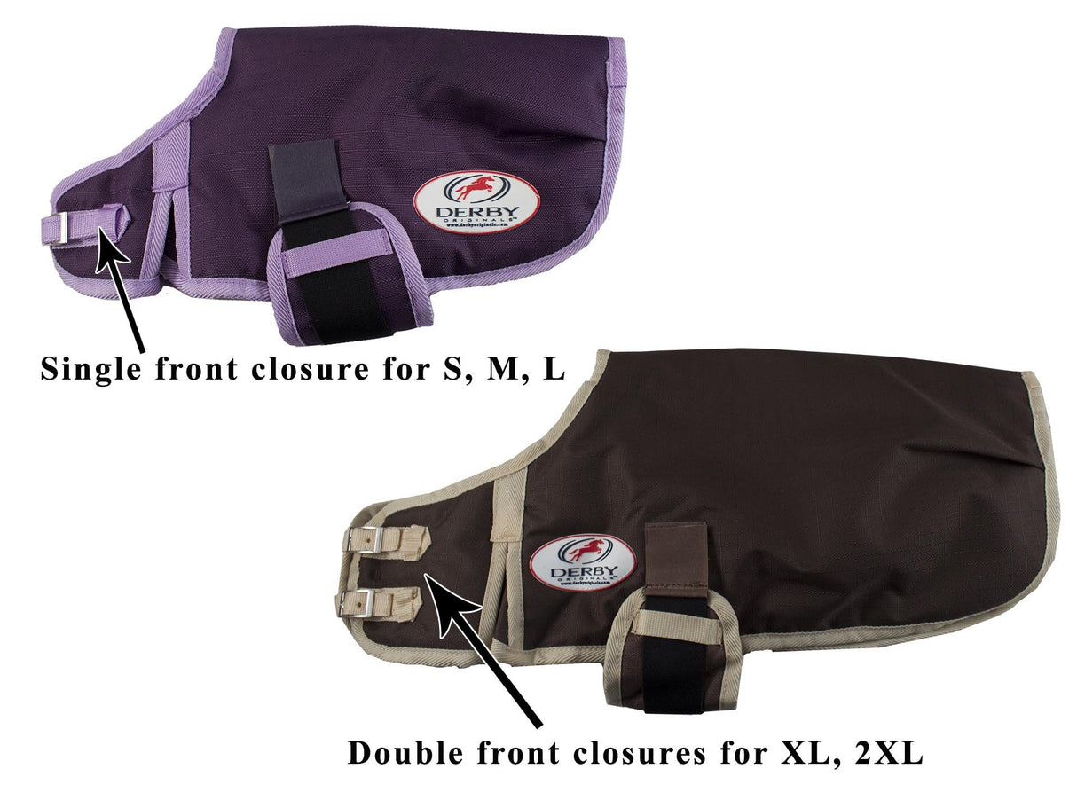 Derby Originals Ruff Pup 1200D Ripstop Waterproof Winter Dog Coat 150G Insulation Nylon Lining 3 Layer Breathable