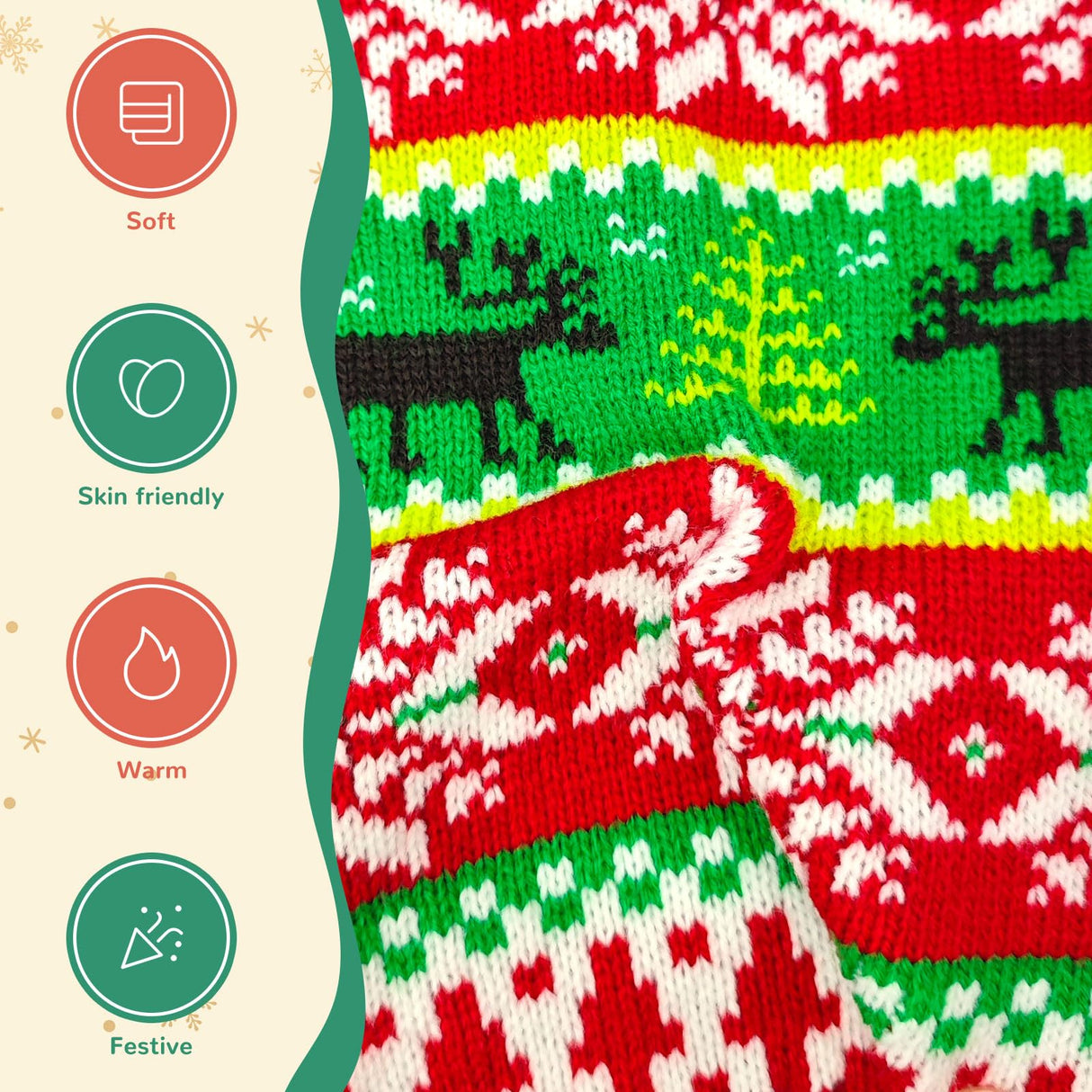 ABRRLO Dog Christmas Sweater Xmas Dogs Outfits New Year Holiday Costumes Puppy Cat Sweater with Leash Hole for Small Medium Large Dogs Girl Boys Dog Clothes (11-Red Green Reindeer, XX-Large)