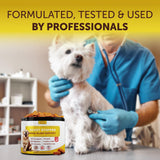 Scoot Stopper Dog Soft Chews w/Fiber for Digestion Support and Comfort - Stool Hardener for Anal Gland Treatment w/Natural Flaxseed, Pumpkin and Psyllium Husk - Stops Scooting and Firms Stool 180c