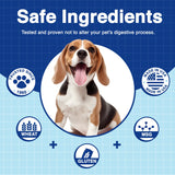 For-Bid Stool Eating Deterrent for Dogs & Cats – Vet-Recommended Coprophagia Deterrent for Dogs for 50+ Years – Effective, Pet Safe, Helps Reduce Odors & Won't Alter Food Taste – Made in The USA
