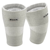 MAVA Knee Support for Women and Men: Reflexology Knee Brace, Joint Pain Relief, Arthritis & Recovery. Non-Slip Design and Enhanced Circulation (Grey, X-Large)