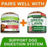 Grass Burn Spot Chews for Dogs - Dog Urine Neutralizer for Lawn - Dog Pee Lawn Spot Saver - Natural Treatment Caused by Dog Urine - Grass Treatment Rocks -DL-Methionine+Enzymes - 120 Chew