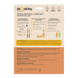 Dr. Oakley Total Dental Care Kit for Dogs: Peanut Butter Flavor - Toothpaste, Brushes, and Case, Natural