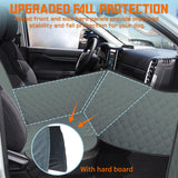 RUIANTE Front Seat Dog Car Seat Cover,Waterproof & Scratch-Resistant,Non-Slip & Stable,Universal Dog Car Seat Protector for Pickup Trucks,Pet Travel(Upgraded Version, Dark Green)