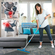 Load image into Gallery viewer, 3 in 1 Carpet Rake for Pet Hair Removal, Reusable Pet Hair Remover Broom, 60'' Adjustable Long Handle Dog and Cat Hair Remover Tool Set of 3, Lint Remover Scraper for Carpets, Rugs, Mats, Couch, Car
