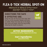 Earth Animal Apothecary Natural Flea & Tick - Herbal Spot-On for Large Dogs - 3 Applications (3 Month Supply)