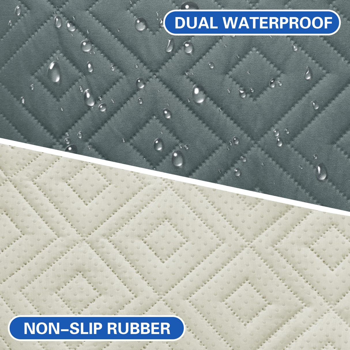 2026 Waterproof Dog Bed Blanket (82"x102") Comfy Couch Sofa Mat for Dog Pets with Anti-Slip Back, Universal Incontinence Lightweight Liner Pad for Furniture Car Picnic etc Durable Washable, Dark Grey