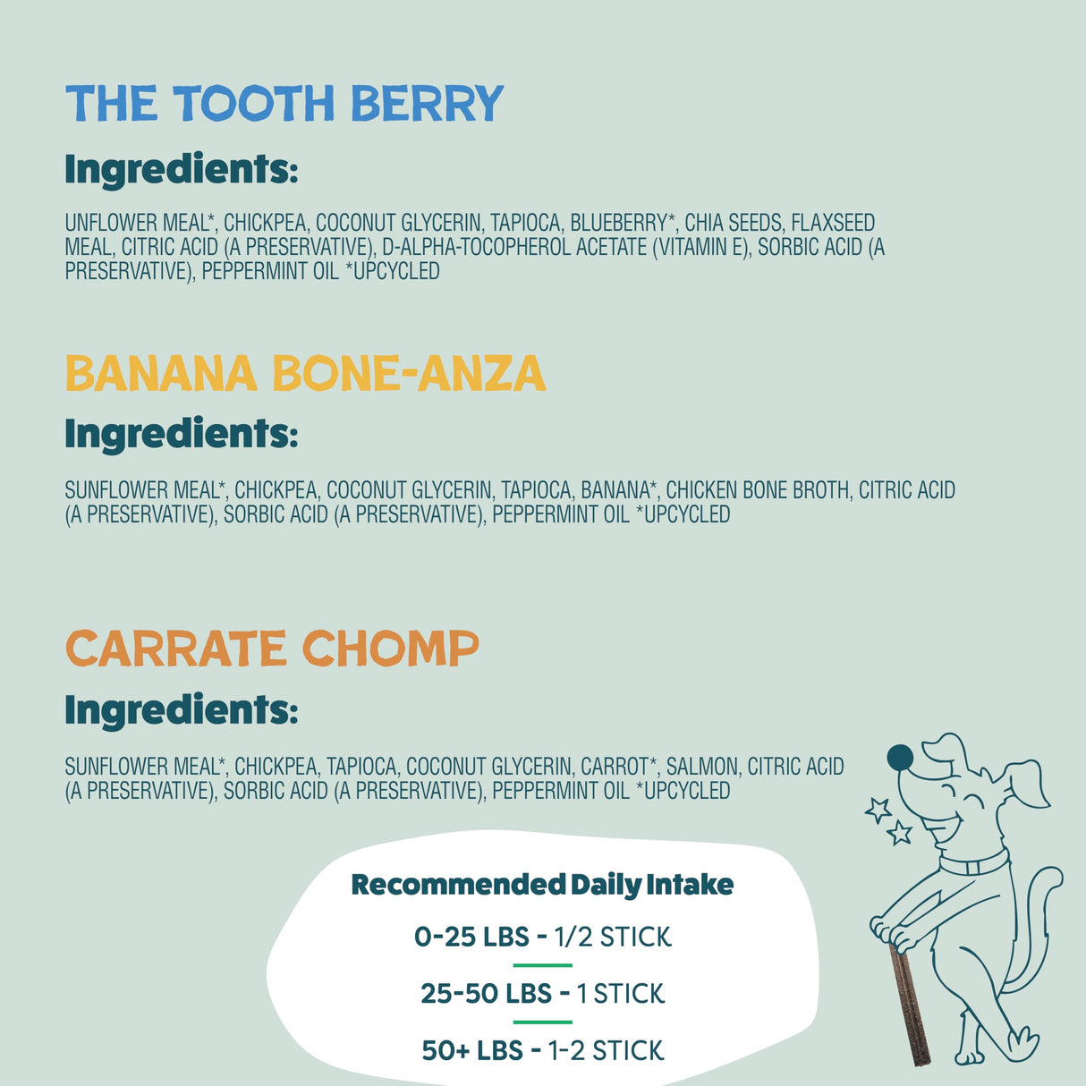 Shameless Pets Dental Chews for Dogs, Variety (3-Pack) - Natural Dog Teeth Cleaning Treats with Fresh Breath Benefits | Grain-Free Dental Sticks for Small, Medium & Large Dogs