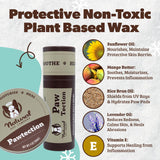Natural Dog Company PawTection Balm for Dogs – Winter Paw Protection from Snow, Ice & Salt, Wax-Based Paw Barrier Balm, All Breeds for Cold Weather Walks & Outdoor Adventures, Lick-Safe, 2 oz Stick