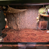 BNOSDM 2PCS Reptile Soil Substrate,Fluffy Small-Strand Reptile Substrate,Natural Terrarium Bioactive Soil Bedding for Snakes, Lizards, Tortoises Tarantulas,Lizards