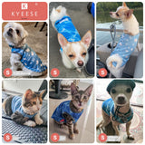 KYEESE 2 Pack Dog Cooling Shirts - Breathable Instant Cooling Vests, Lightweight for Summer Dog Apparel, Pink+Grey, Small
