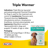 Durvet Triple Wormer for Medium and Large Dogs
