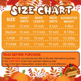 GOYOSWA 2 Pack Dog Thanksgiving Sweater, Knitted Thanksgiving Fall Holiday Dog Sweater Outfit Clothes for Small Medium Large Dogs Pets (Brown & Orange, Small)