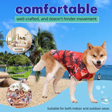Harbyel Dog Shirts Hawaii Dog Clothes for Small Medium Large Dogs Owner and Pet Shirts are Sold Separately