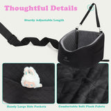 iPetba Dog Car Seat for Small & Medium Dogs - Crash-Protective, Non-Slip, Protects Car Interior, Detachable & Washable