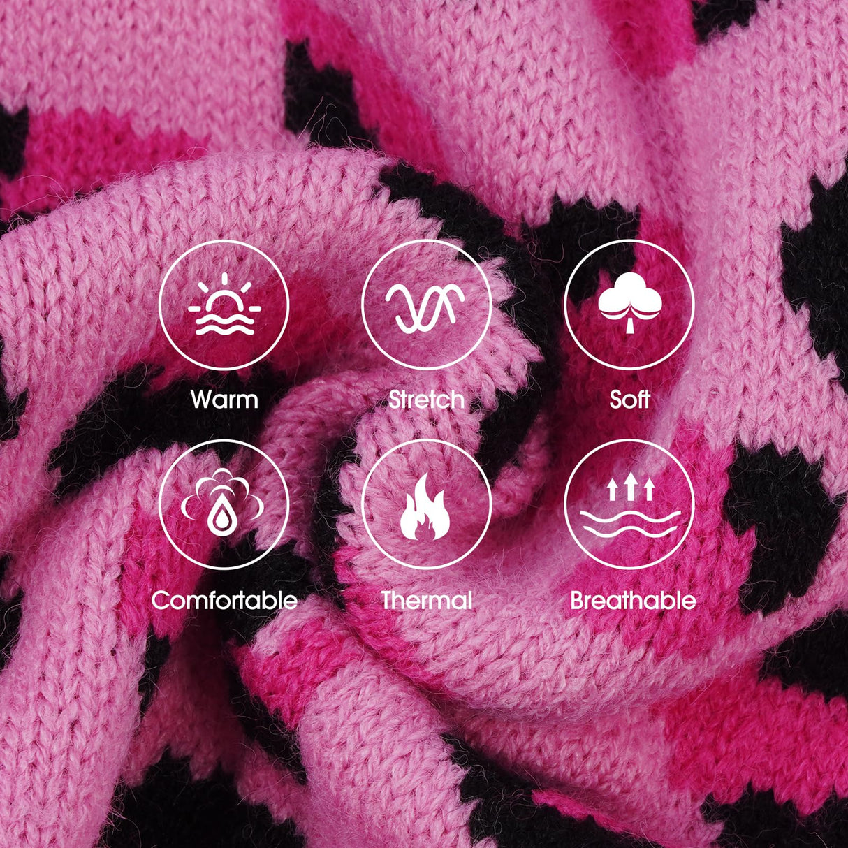 ROZKITCH Dog Sweater for Small Dogs, Cozy Cable Knit Turtleneck Winter Sweater, Warm Pet Clothes for Cat & Small Dogs West Highland White Terrier Pink M