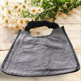 Plain dog drooling bib - fully waterproof backing - handmade - various colours - pups to adults - custom made - no more messy feeds/drinks