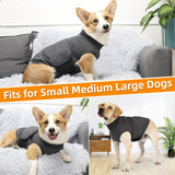 Kodervo Dog Anxiety Vest, Skin-Friendly Thunder Jacket for Dogs, Dog Calming Shirt for Thunder, Fireworks, Vet Visits and Separation - Keep Pet Calm Without Medicine & Training, Anti Anxiety for Dogs