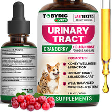 Load image into Gallery viewer, Cat &amp; Dog UTI Treatment &amp; Urinary Tract Infection Remedy with Cranberry &amp; D-Mannose - Feline Natural Medicine for UTI Relief - Kidney + Bladder Support Supplement - Pet Renal Health
