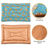 Sletend Pet Bed Hot Dog Dog Bed Mat Absorbing Non Slip Pad Pet Sleeping Mat for Small, Medium, and Large Dogs Puppy Cat 36 in x 24 in