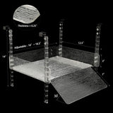 LYL LEYOULAND Hanging Turtle Basking Platform for Aquatic Turtles 40 75 Gallon, Aquatic Reptile Ramp Dock, Turtle Terrace, Turtle Tank Accessories