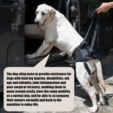 Dog Lift Harness, Dog Sling for Large Dogs Hind Leg Support, Adjustable Soft Padded Rehab Harness for Weak Rear Legs Elderly Injured Disabled Arthritic Dogs
