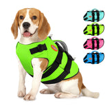 Doglay Dog Life Jacket Neoprene, High Buoyancy Dog Harness Life Vest for Swimming and Boating, Adjustable Swim Vest with Rescue Handle for Small Medium Large Dogs