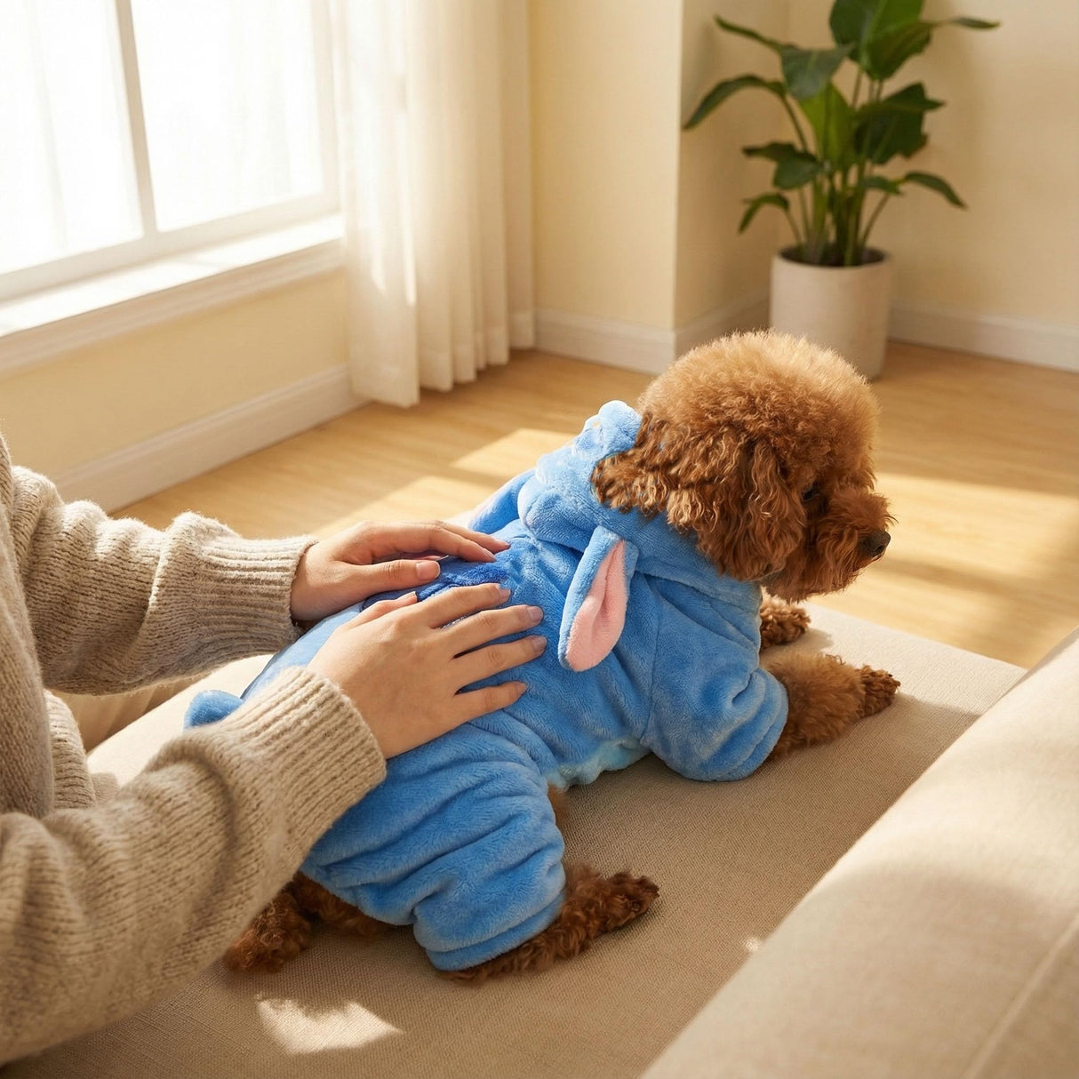 Pet Costume Dog Hoodies Pet Xmas Pajamas Outfit, Pet Coat for Small Medium Large Dogs Cats Winter Cartoon Coat for Party Halloween Christmas