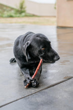 Load image into Gallery viewer, GigaBite Single Ingredient All Natural Free Range Bully Treats and Chews - Bully Sticks/Bladder Sticks/Beef Esophagus by Best Pet Supplies - Esophagus Sticks (6 Inch), Pack of 40
