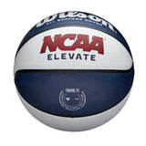 Wilson NCAA Elevate Basketball - Size 7-29.5", White/Navy