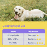 Boops Pets Advanced Hip & Joint Supplement for Dogs - 90 Soft Chews with Glucosamine, MSM, Chondroitin & Multivitamins - Supports Mobility & Flexibility - Made with Pasture-Raised Chicken