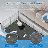 MODESLAB Guinea Pig Cages with Tarp and Bedding Pee Pad Liner, 2-Story Large Guinea Pig Playpen C&C Loft Cage for 2 Rabbit Bunny Chinchilla Small Animal Habitat for Indoor