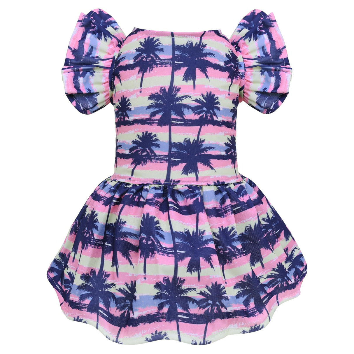 CuteBone Frilly Dog Dress Princess Puppy Birthday Dresses with Ruffled Sleeves Cat Clothes Outfit for Small Dogs Girl Pet Apparel FX03L