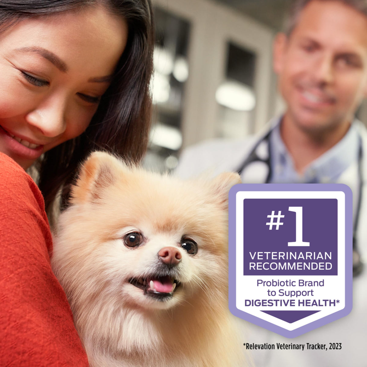 Purina Pro Plan Veterinary Supplements FortiFlora Canine Probiotics for Dogs, Helps Digestive Gut Health and Diarrhea - 30 ct. Box