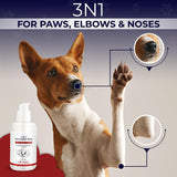 PUMBLER Dog Paw Pad Balm - 3-in-1 Lick Safe Soother & Moisturizer& Lotion for Dog Paws Nose, Elbow, Snout - Natural, Quick-Drying, Non-Sticky - All-Weather Cat Paw Balm Cream- 3.5 Oz/100Gram