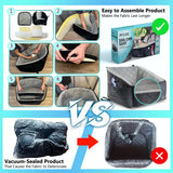 PETLUXE Dog Car Seat – Soft and Comfy Dog Booster Car Seat for Small, Medium Dogs Weighing Up to 30 lbs – Washable and Detachable Puppy Booster Seat with Strap and Pocket – Pet Travel Essential
