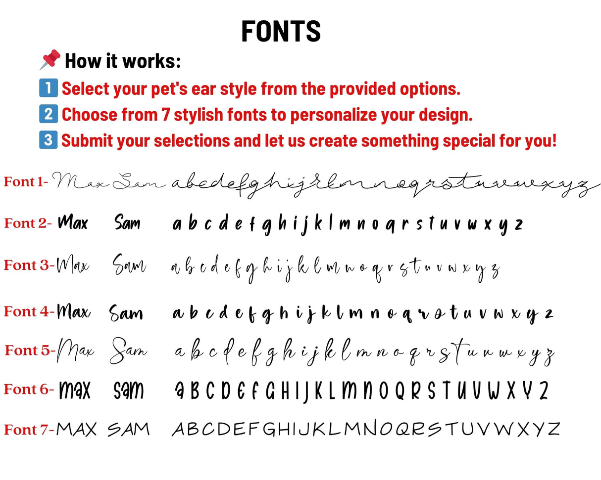 JOIA Design Personalized Dog or Cat Ear T-Shirt – Custom Pet Name Shirt for Dog Mom & Dad, Pet Lovers Gift, Unisex Cotton Tee