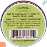 Natural Dog Company Wrinkle Balm for Dogs – Dog Wrinkle Balm for Skin Folds, Facial Creases & Wrinkles, Lick-Safe Wrinkle Cream for Bulldogs, Pugs & Bully Breeds, Daily Winter Skin Care, 4 oz Tin