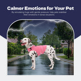 AOOLMOL Dog Anxiety Vest and Shirt, Skin-Friendly Calming Shirt - Thunder Jacket for Pet Vet Visits - Dog Jacket for Thunder, Fireworks, Anti Anxiety Vest for Pet Without Medicine & Training