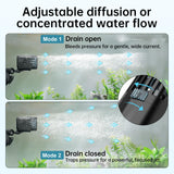 AQQA Wave Maker for Aquarium 75-150 Gallon 2110 GPH Water Circulatio Pump Powerhead Fish Tank Wavemaker with Suction Cup 360°Rotatable Quiet Operation for Freshwater(12W)